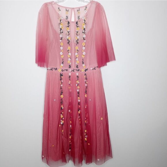FRENCH CONNECTION Amana Embroidered Ombre Dress - Picture 3 of 10